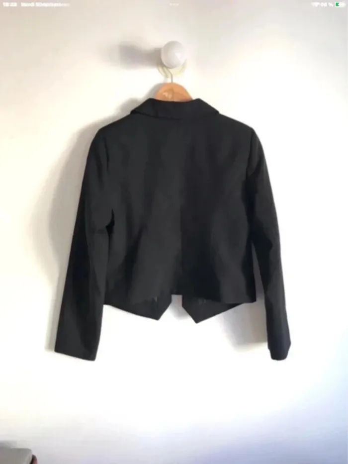 Veste blazer noire La Redoute taille 40 - photo numéro 7