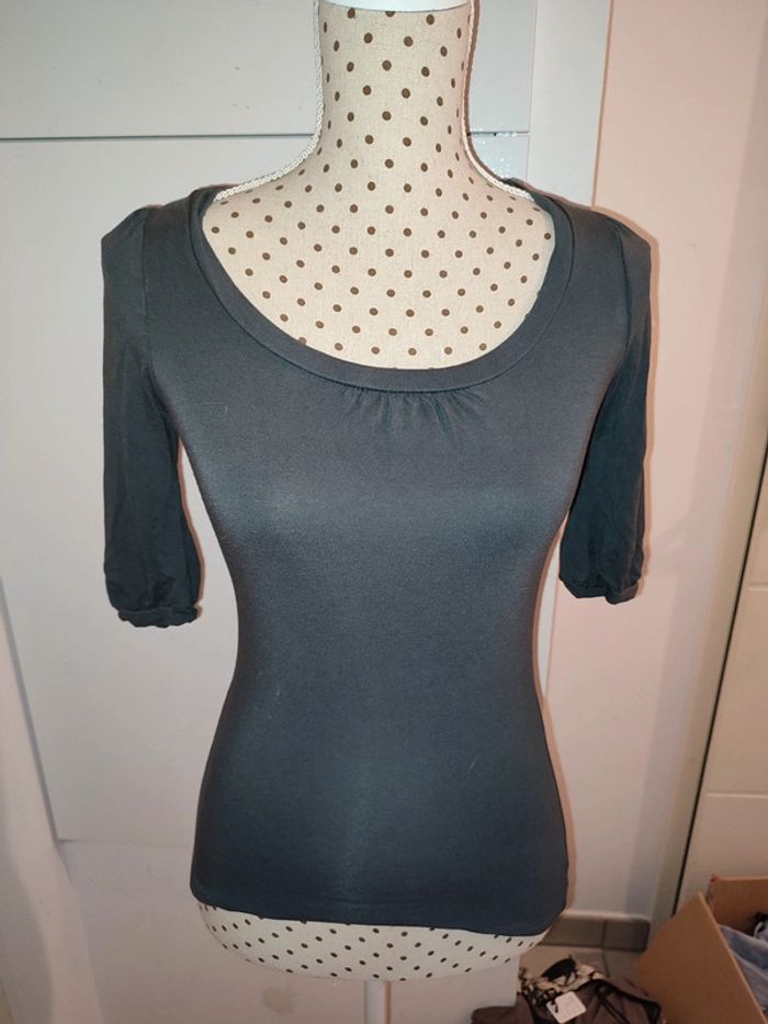 T shirt gris camaieu