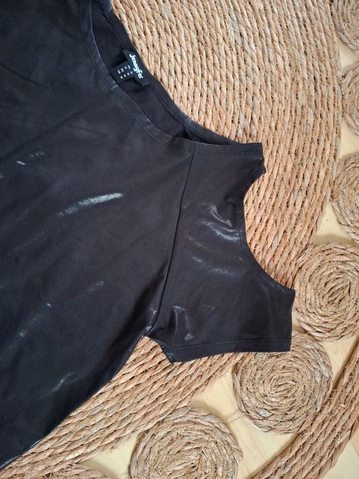 T shirt aspect enduit Jennyfer taille M - photo numéro 3