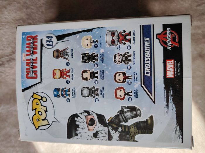 Figurine Funko Pop Marvel - Crossbones #134 - Civil War - photo numéro 3
