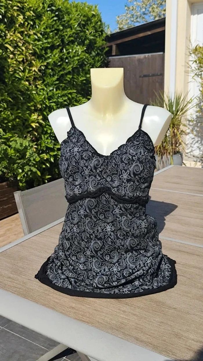 Nuisette noire et argentée gothique T42/44 - Blancheporte - photo numéro 3