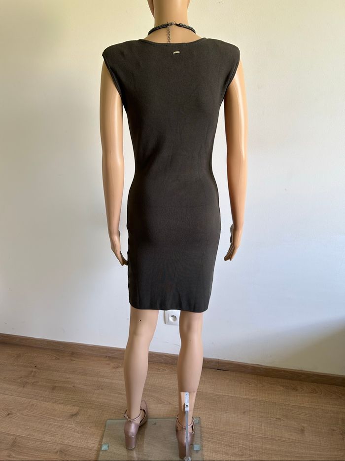 Robe verte kaki neuve à manches courtes Morgan taille S - photo numéro 6