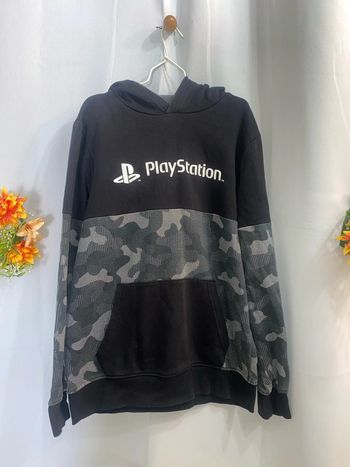 Sweat à capuche noir / gris PlayStation taille 13/14 ans -n22m