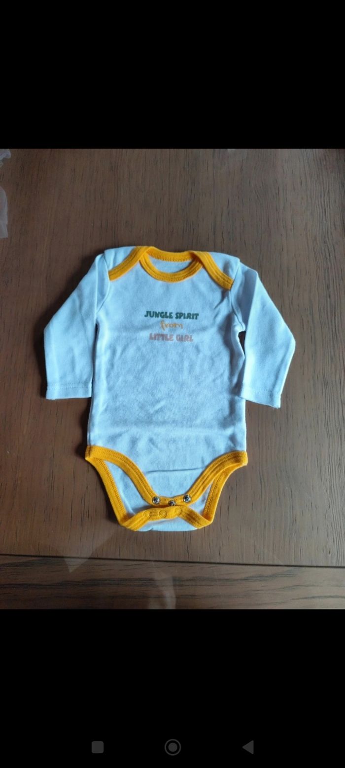 Lot de 4 bodies manches longues 3 mois - photo numéro 3