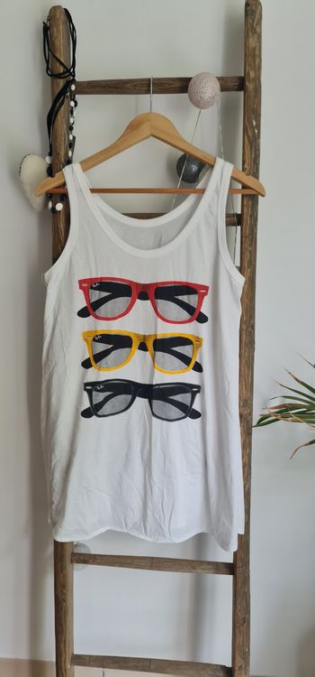 Débardeur taille unique style Ray Ban