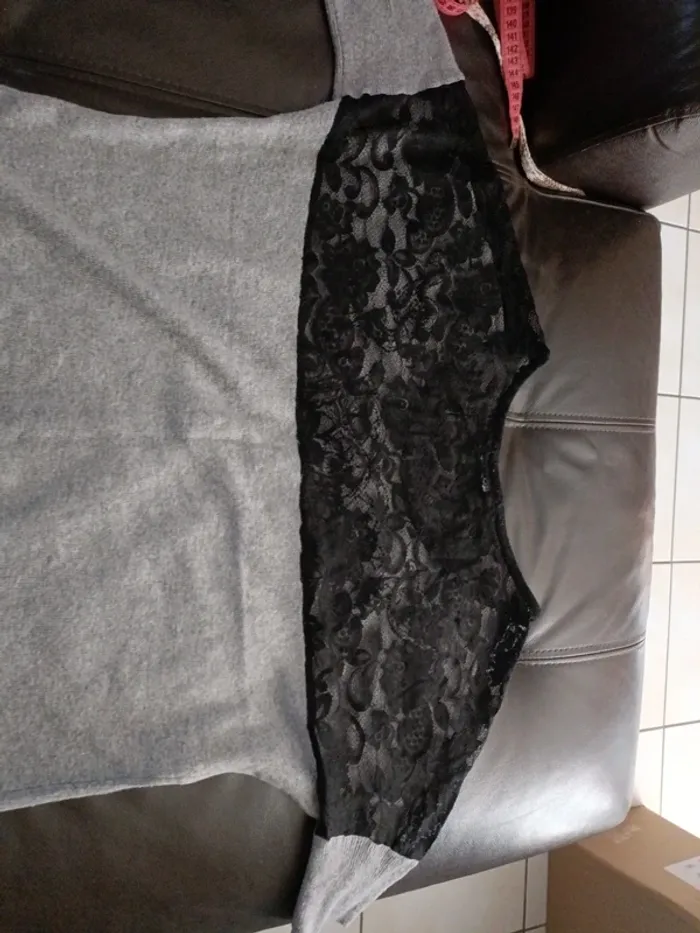 Haut Morgan dentelle perles m - photo numéro 3