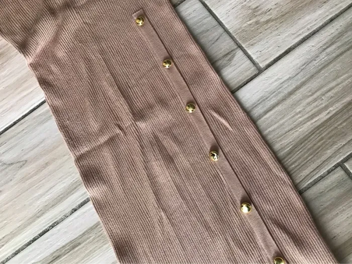 Robe longue beige primark S - photo numéro 3