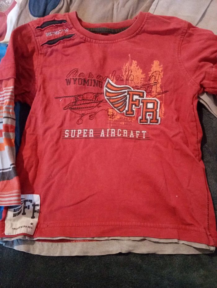 Lot de 10 t-shirts manches longues 3 ans - photo numéro 11