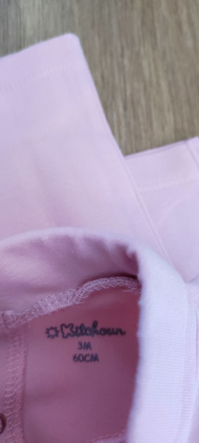 🌸Tee-shirt manches longues bébé fille - 3 mois - photo numéro 7