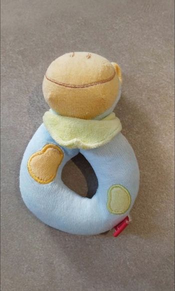 Hochet en peluche tex