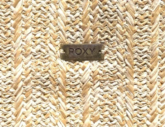 Sac Roxy en paille et coton avec poche isotherme - photo numéro 3