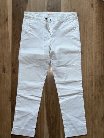 Pantalon blanc camaïeu