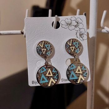 Boucles d'oreilles neuves acier inoxydable