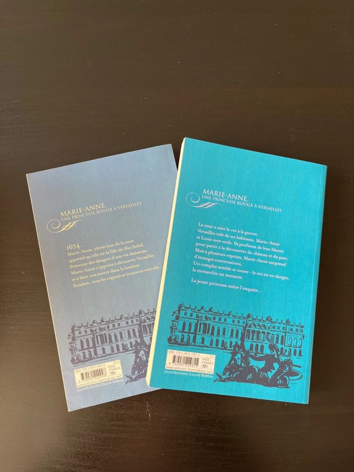Lot de 2 livres Marie-Anne fille du roi - photo numéro 2