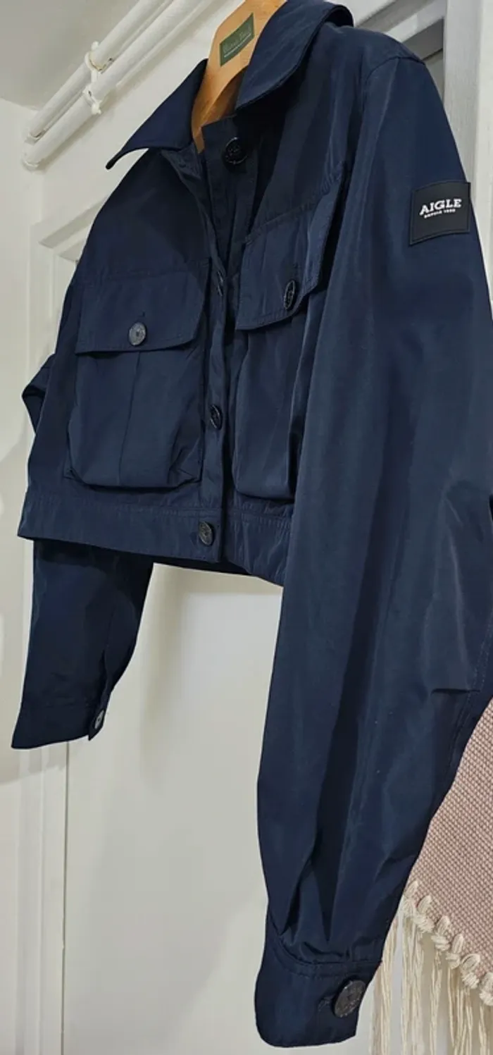 Bomber Court Imper Parka Trench Déperlant Aigle Taille 36
