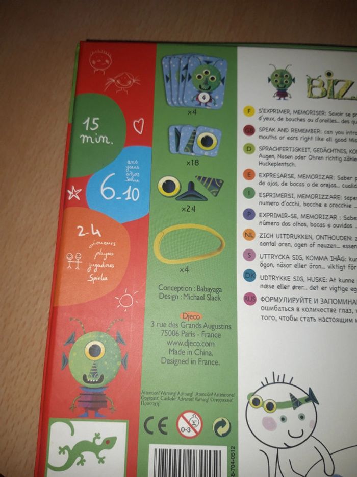 Jeu Bizaroïd de Djeco - photo numéro 3
