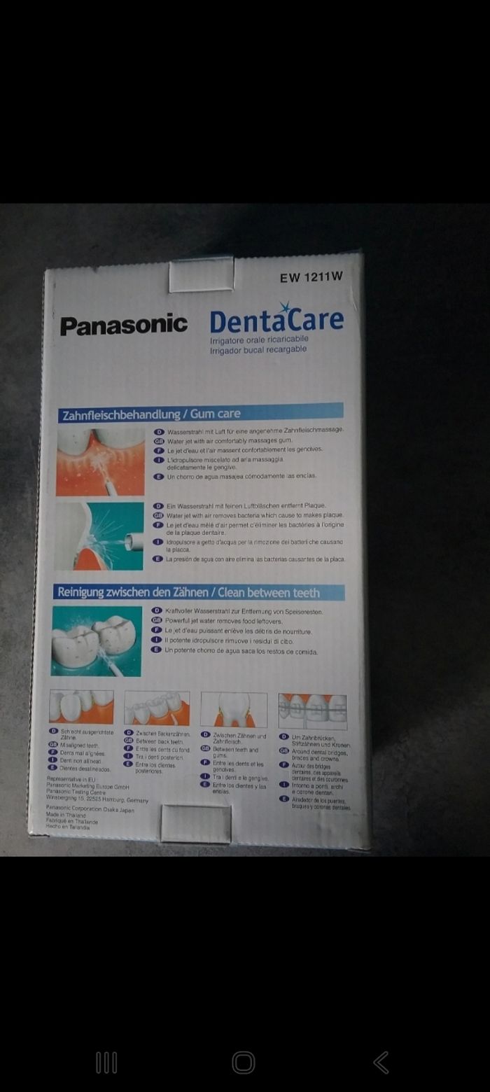 Appareil jet dentaire PANASONIC EW1211W