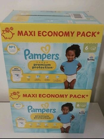 Couches pampers taille 6