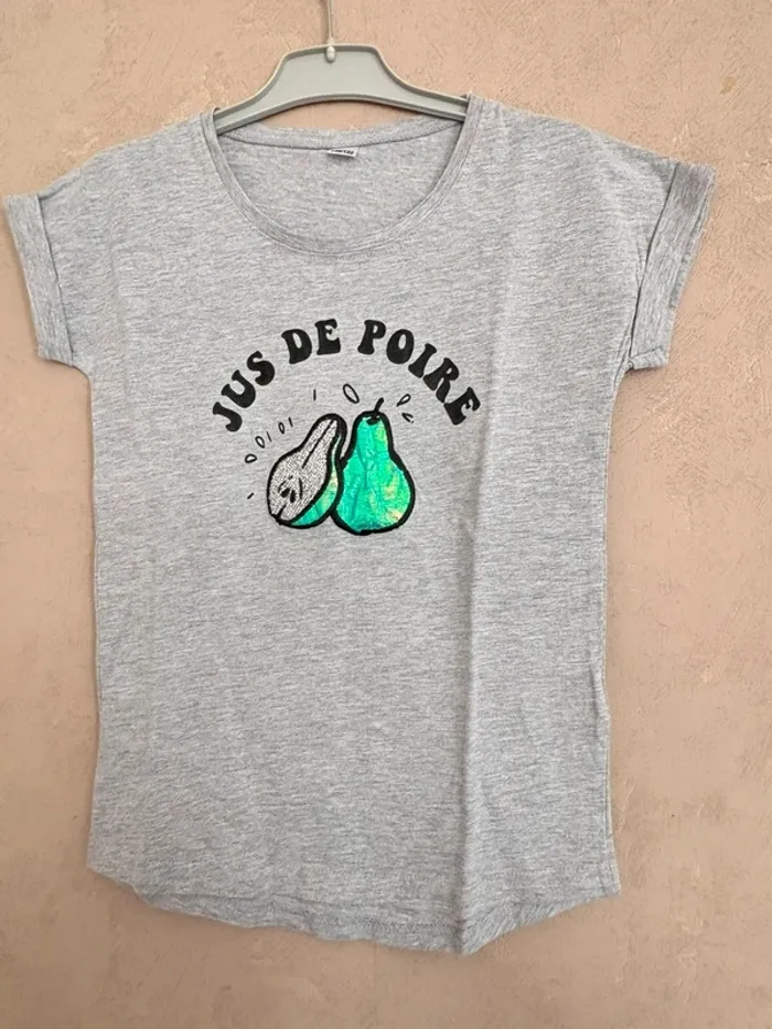 T-shirt Zeeman  “Jus de Poire” - photo numéro 2