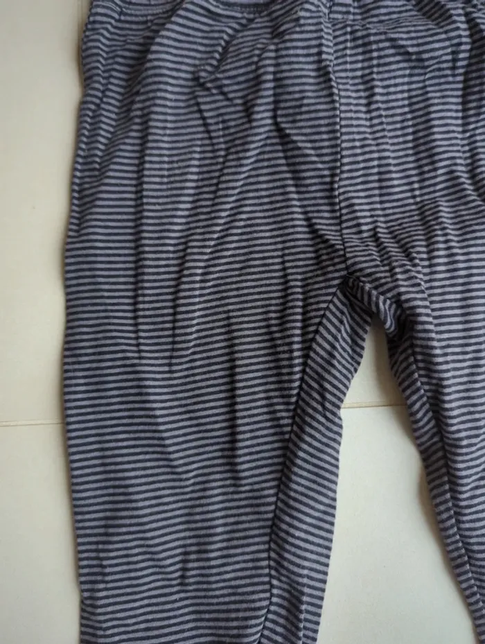 Caleçon legging rayé nky 10 ans - photo numéro 2