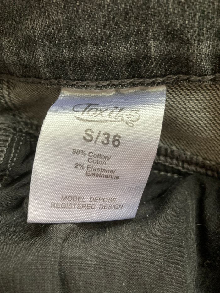 jeans droit gris taille haute Toxik 3 - photo numéro 6