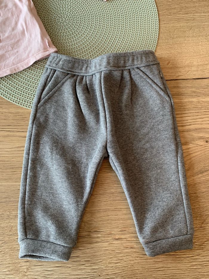 Ensemble chaud fille lama pentalon pailleté et 2 hauts - 12 mois - obaibi - photo numéro 3