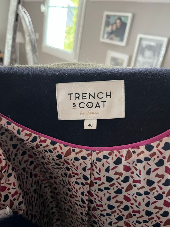 Manteau long marine « Lener Cordier » - photo numéro 7