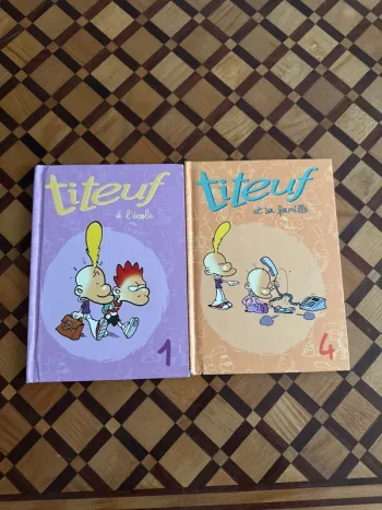 Lot de 2 livres Titeuf (collection du Quick)