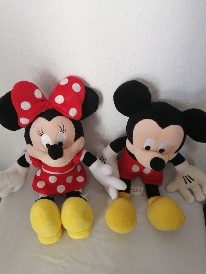 peluche mickey et minnie