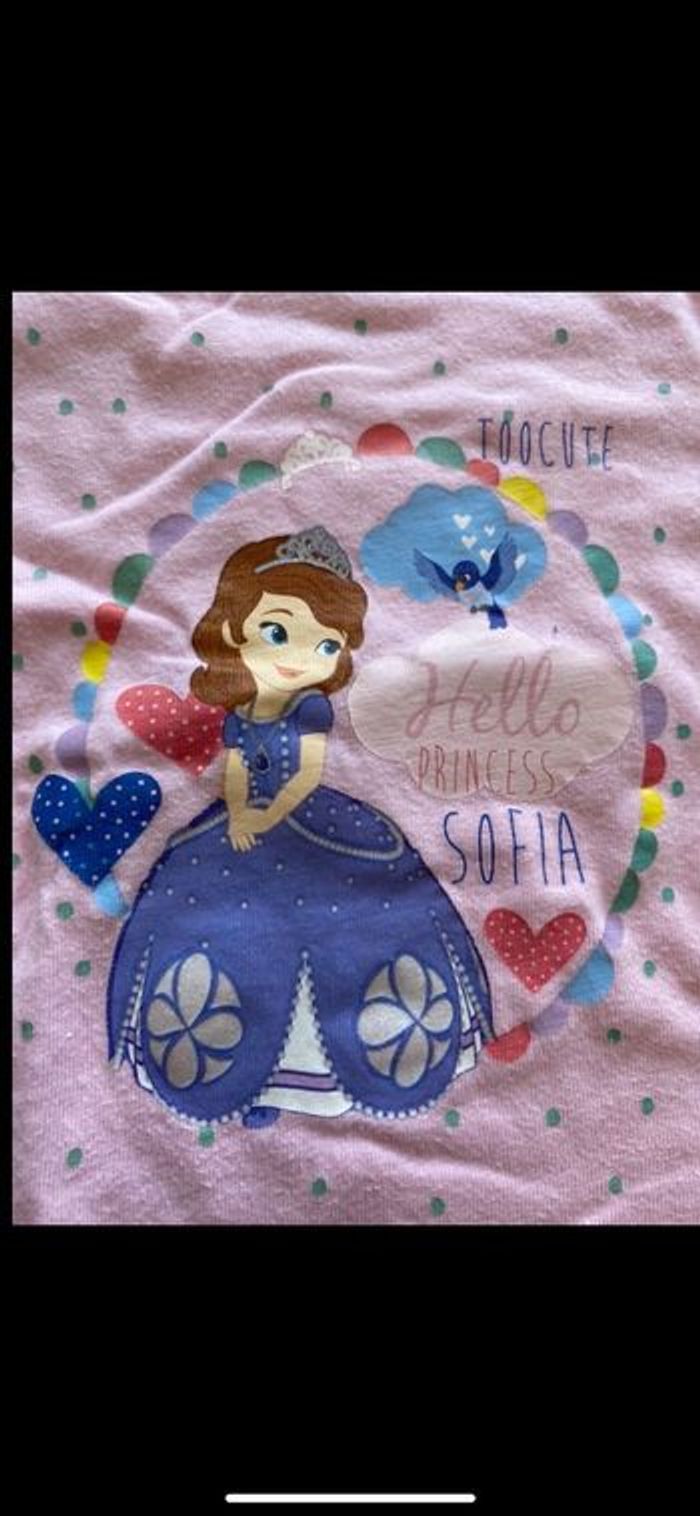 Teeshirt manches longues Princesse Sophia 12 mois - photo numéro 4