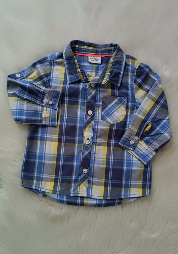 Chemise manches longues garçon