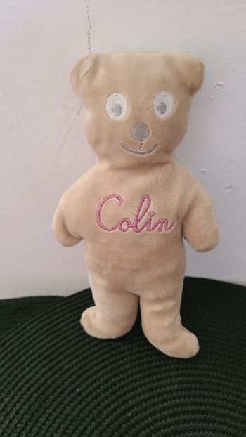 Doudou Vertbaudet Ours Beige Calin Pantin