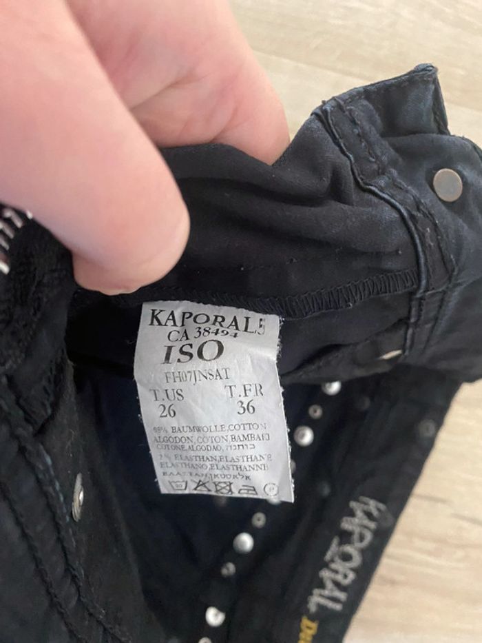 Pantalon noir kaporal - photo numéro 3