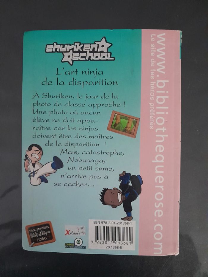 livre bibliothèque rose - Shuriken school tome 2 - photo numéro 3