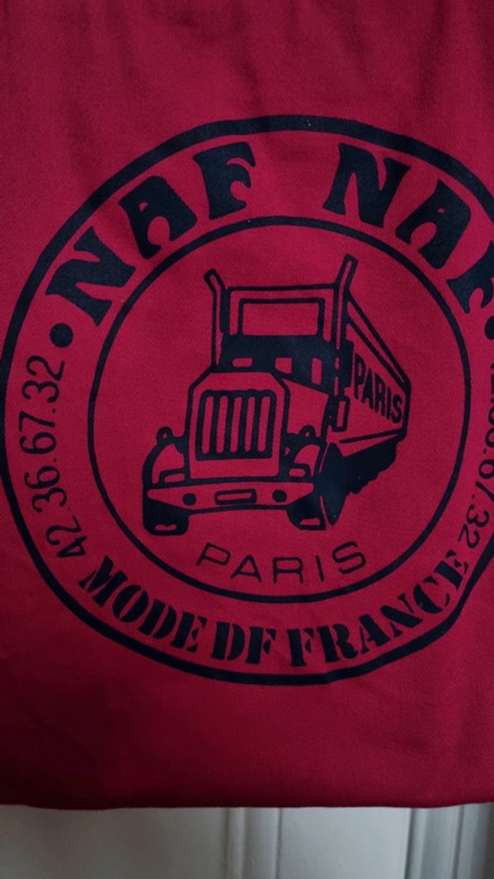 Sac tote bag fuchsia naf naf neuf édition limitée - photo numéro 2