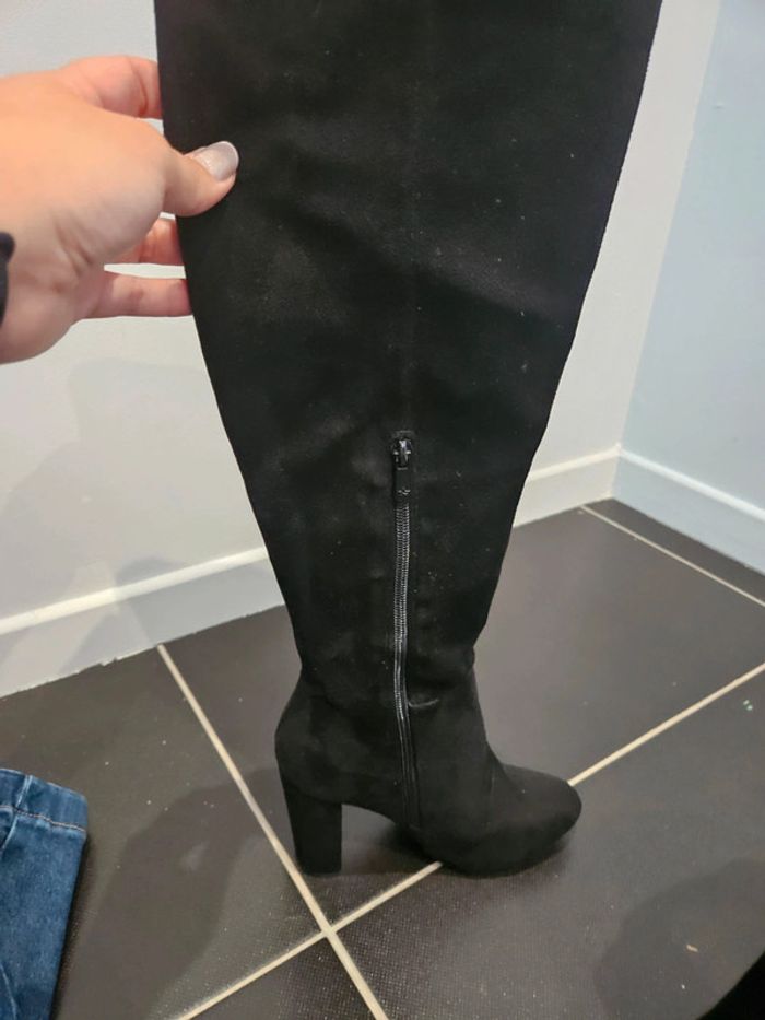 Botte noir en dain - photo numéro 5