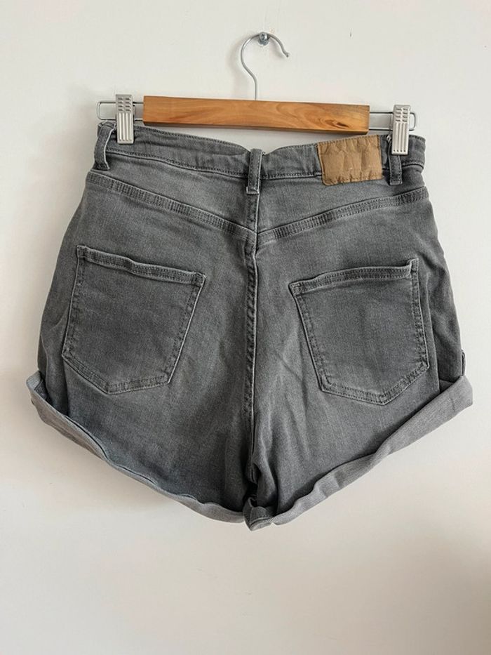 Short en jean gris Denim - photo numéro 5