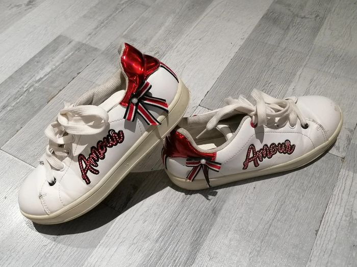 Baskets fille  T 33 👟 - photo numéro 3
