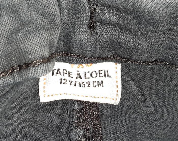 Jegging fille Taille 12 ans Tape à l'œil - photo numéro 3