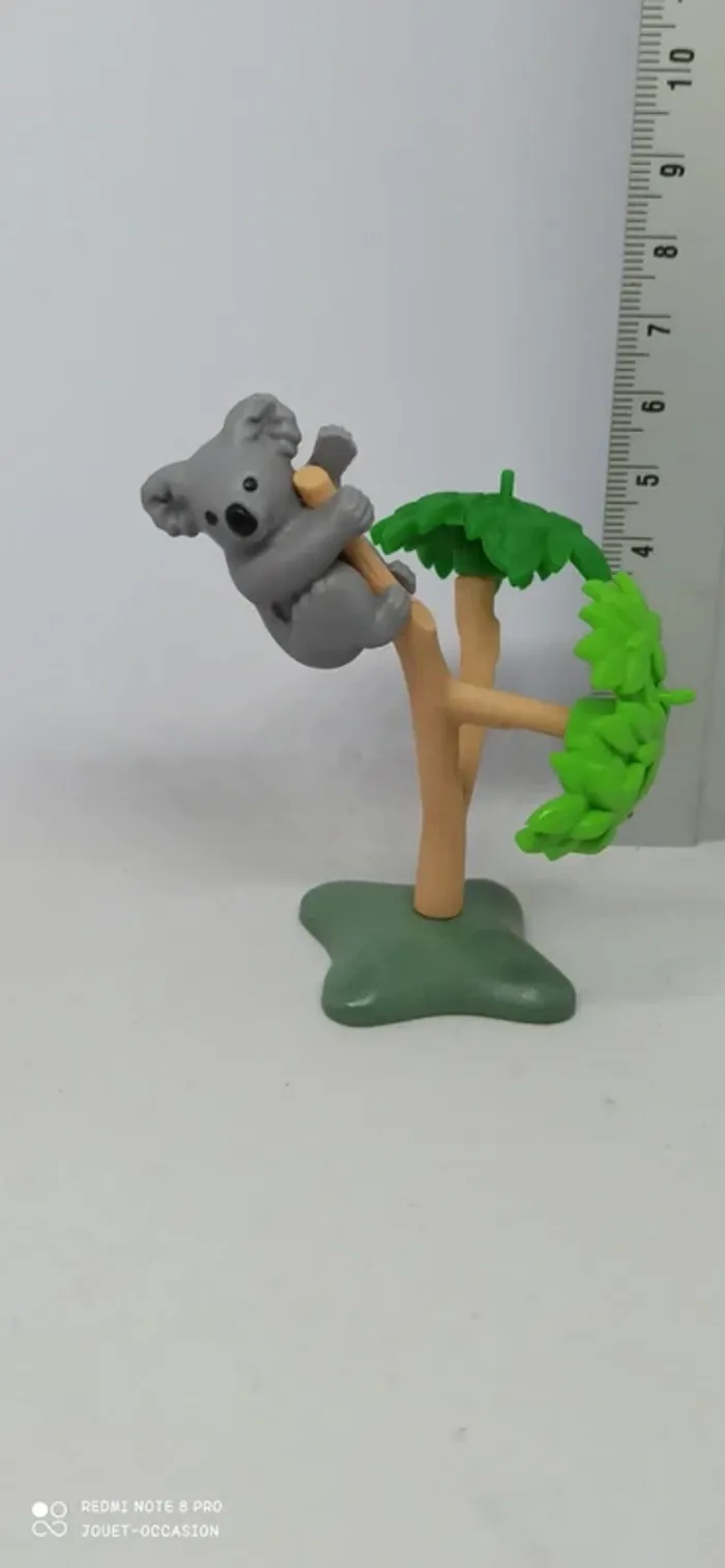 Koala sur son petit arbre eucalyptus playmobil