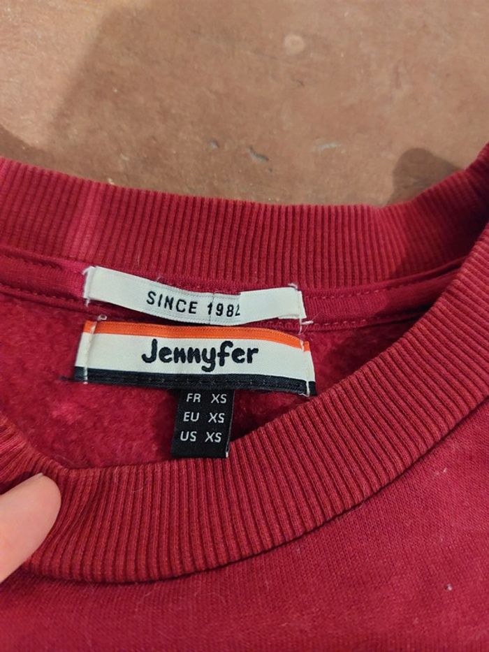 Sweat bordeaux - photo numéro 2