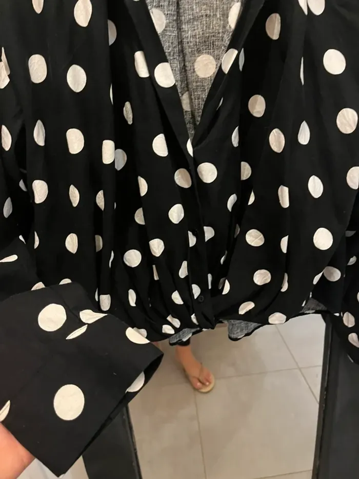 Chemisier à pois - photo numéro 7