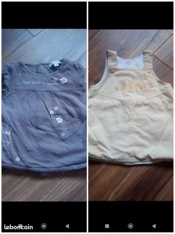 Lot robes hiver taille 1 mois