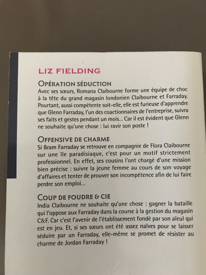 Livre Maison Clairbourne&Farraday - photo numéro 3