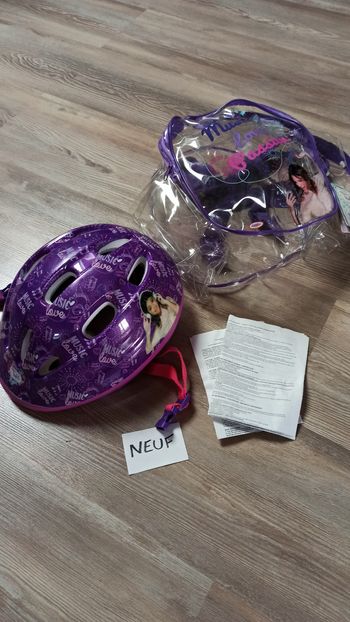Casque Violetta enfant vélo 