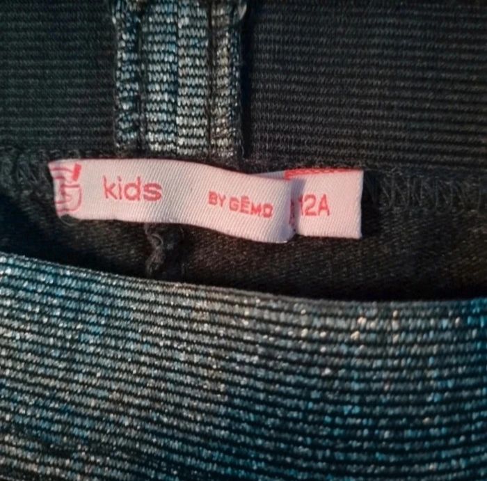 Pantalon taille élastique pailleté taille 12ans - photo numéro 3