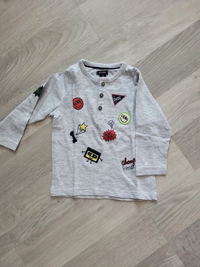 Lot tee-shirts "Kiabi" 9mois - photo numéro 2