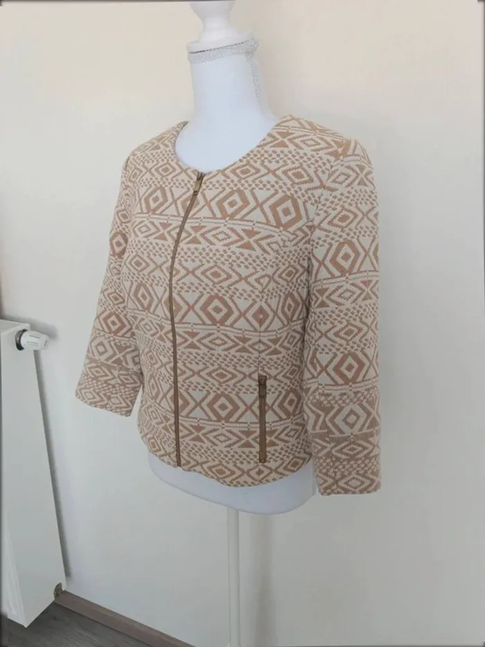 🧥 Veste ethnique zippée WE – Taille 36 (S) - photo numéro 2