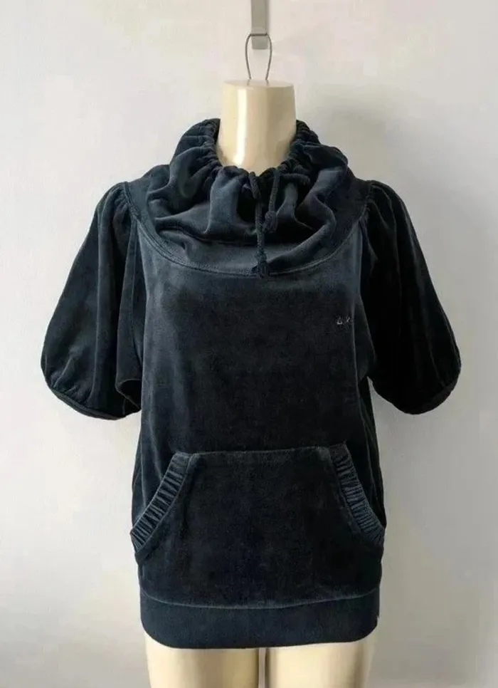 Sweat marine en velours - Sun68 - taille L