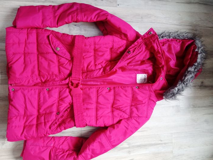 Doudoune mi-longue rose foncée taille 40 - photo numéro 5
